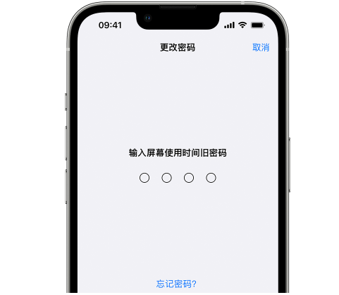 江边乡iPhone屏幕维修分享iPhone屏幕使用时间密码忘记了怎么办 