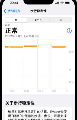 江边乡iPhone手机维修如何在iPhone开启'步行稳定性通知'