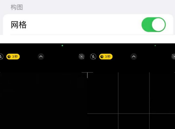 江边乡苹果手机维修网点分享iPhone如何开启九宫格构图功能