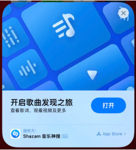 江边乡苹果14维修站分享iPhone14音乐识别功能使用方法 