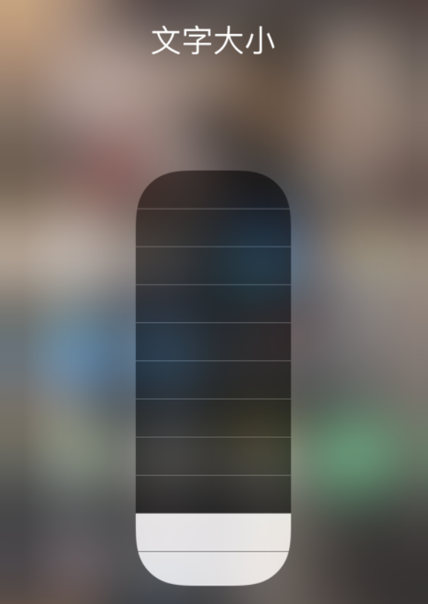 江边乡苹果手机维修分享小技巧：在 iPhone 控制中心快速调节字体大小 